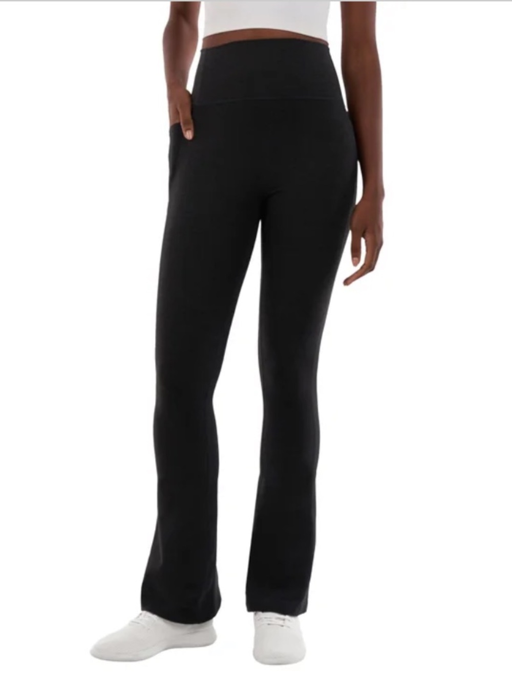 Kirkland NWT Black High-Waist Flared Leg Pants
